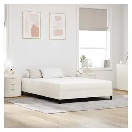 vidaXL Taschenfederkernmatratze Creme 160 x 200 cm Mittelhart