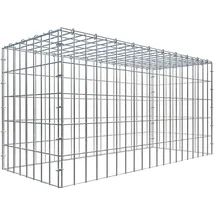 Gabiona C-Ring-Gabione-Anbaukorb Typ 3 50 x 100 x 40 cm Maschenw 5 x 10 cm