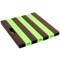 Trendline Kniekissen 35 x 30 x 2,5 cm grün/schwarz