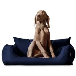 Tierlando NEMO Hundebett Hundesofa S M L Hundekorb Katzenbett 65 80 100cm dunkelblau 65 cm, 20 cm, 50 cm