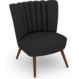 Max Winzer Max Winzer® Sessel »Aspen«, im Retrolook, zum Selbstgestalten schwarz