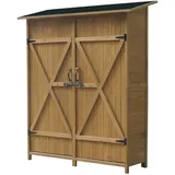 Habitat et Jardin Gartenschrank 33,5 x 152,5 x 140 cm Braun