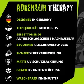 Broken Head Adrenalin Therapy 4X Schwarz-Weiß Matt XS (53-54 cm)