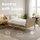 Homestyle4u Seniorenbett 90 x 200 cm Braun