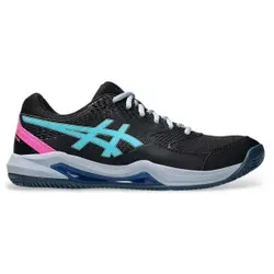 Asics für Herren. 1041A414 Gel-Dedicate 8 Padel Schuhe schwarz (45), Wohnung, Schnürsenkel, Sportlich, Tennis/Padel
