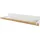 Yamazaki 2567 Tosca Magnetic Paper Towel Holder, White, Steel/Wood, 32 x 8.5 x 6 cm