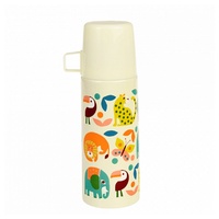 Rex London Wild Wonders Print Edelstahl Isolierflasche mit Becher,