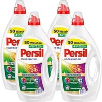 Persil Color Kraft-Gel Flüssigwaschmittel Colorwaschmittel Buntwäsche, 4x 100 WL