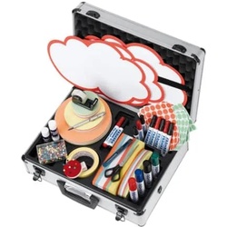 Franken Moderationskoffer Profi, Aluminium, 2567 Teile, silber
