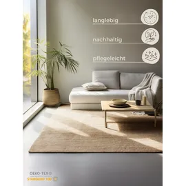 HANSE HOME Juteteppich, "Jaipur" in beige – 60x90 cm