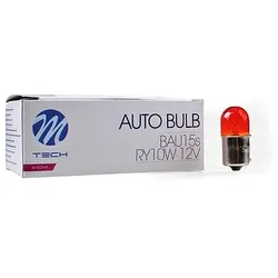 Glühlampe M-TECH RY10W BAU15s 10W AMBER 12V