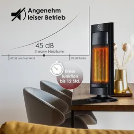 Kesser Heizlüfter 2000 W Schwarz