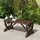 Outsunny Gartenbank 104 x 40 x 56 cm Braun