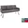 MCA Furniture Sitzbank Delane Anthrazit 183 x 92 x 67 cm