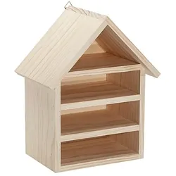Haus "Insektenhotel" aus Holz, 30 cm