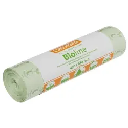 DEISS BIOLINE Bioabfallsäcke 30 Liter ecovio® Biokunststoff 06030 , 1 Rolle = 10 Stück