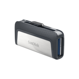 SanDisk Ultra Dual Drive 128 GB silber USB-C 3.1