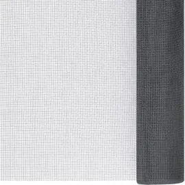vidaXL Fliegengitter Fiberglas 100 x 1000 cm Grau