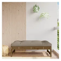 vidaXL Gartenhocker 120 x 80 x 45 cm honigbraun