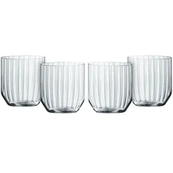 Spiegelau Whiskygläser 4er Set Linear , transparent/klar , Glas
