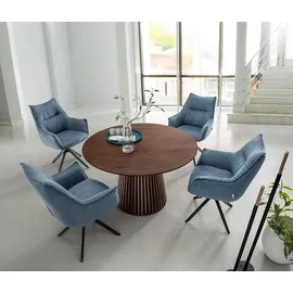 deVries Esszimmerstuhl Ginosa blau