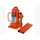 Perel Wagenheber Stahl 10 Tonnen orange