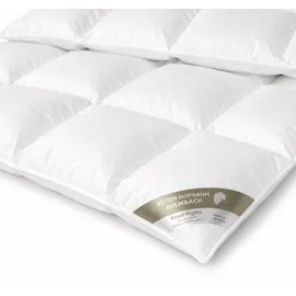 Betten Hofmann Sibiria 10cm Hochsteg Daunenbett sibirischer 1A1A Wildgänseflaum 135x200 cm - Weiß