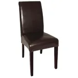 Bolero Esszimmerstühle, Kunstleder, dunkelbraun (2 Stück)