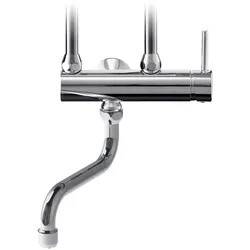 CLAGE SSO Einhebel-Übertischarmatur 160mm Rohrschwenkauslauf 1/2" drucklos, Chrom 4100-01250
