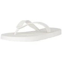 Tommy Jeans Herren Flip Flops Badeschuhe, Weiß (Ecru), 42