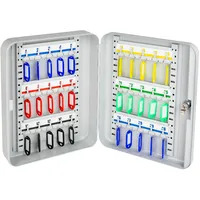 HMF 13030-07 Schlüsselkasten abschließbar, 30 Haken, 30 x 24