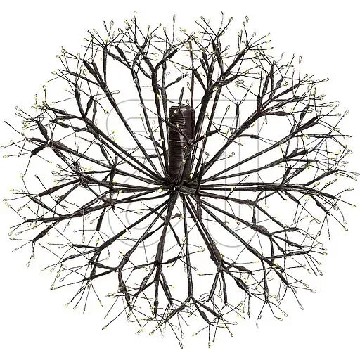 LED Kugel braun 40cm 77546