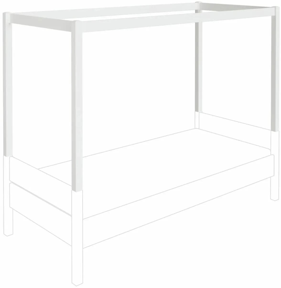 Paidi Baldachinaufbau für Liege TIAGO - B/H/T ca. 210,40x97,60x108,00