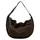 Marc O'Polo Aamu Hobo Veloursleder Braun