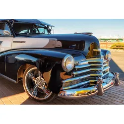 Fototapete PAPERMOON "oldtimer", bunt, B:5,00m L:2,80m, Vlies, Tapeten