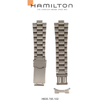 Hamilton Metall Khaki Sub Ii, Iii Band-set Edelstahl H695.745.102 - silber