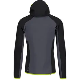 Karpos Pizzo Bianco Gore-tex Windstopper® Jacke - Black / Woodland Gray / Acid Lime - M