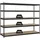 Proregal Schwerlastregal Metall 250x150x60 cm Anthrazit