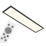 Briloner LED Panel 24W 100x25x6,6 cm schwarz