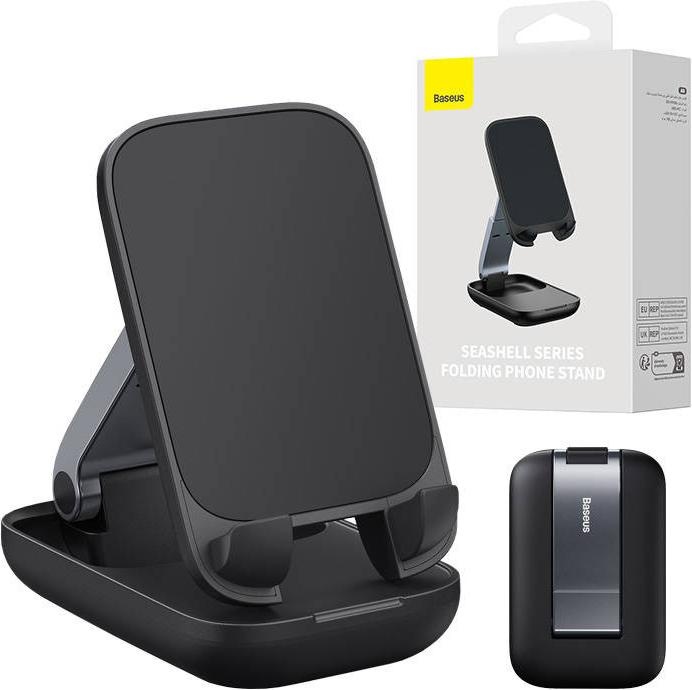 Baseus Folding Phone Stand (black), Smartphone Halterung, Schwarz