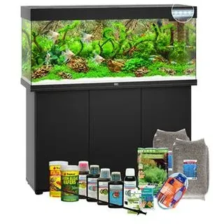 JUWEL® AQUARIUM Kombination Rio 240 LED inkl. Starter-Set, ca. B121/H128/T41 cm, Schwarz