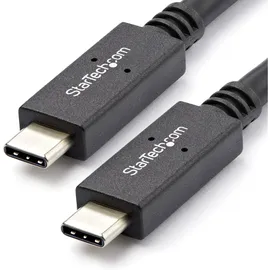 Startech StarTech.com USB-C Kabel mit Power Delivery (5A) 1 m Schwarz