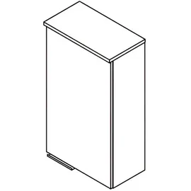 Fackelmann Bad-Hängeschrank Kara Anthrazit 40,5 cm
