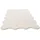 The CarPET Teppich THE CARPET "Relax Scallop kuschelig & Super Soft", beige, B:160cm L:220cm, Polyester, Teppiche, Teppich, Anti-Rutsch Unterseite, Waschbar bis 30 Grad, Felloptik