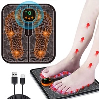 Fußmassagegerät,EMS Fußmassagegerät Elektrisch,Faltbares und Tragbares Elektrisches Fußmassagegerät zur Durchblutungs-und Muskelschmerzlinderung,8 Modi und 19 Intensitäten(Charging Type)