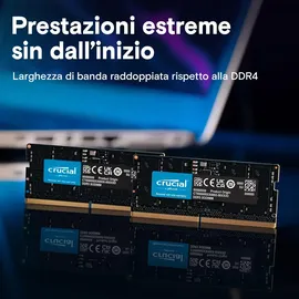 Crucial SO-DIMM Kit 96GB, DDR5-5600, CL46-45-45 (CT2K48G56C46S5)