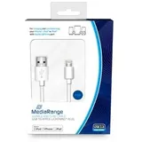 MediaRange MRCS178 Lightning-Kabel 1 m Weiß