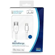 MediaRange MRCS178 Lightning-Kabel 1 m Weiß