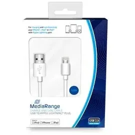 MediaRange MRCS178 Lightning-Kabel 1 m Weiß