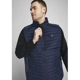 Jack & Jones PlusSize Emulti Bodywarmer Collar Weste Navy Blazer 2XL